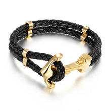 Load image into Gallery viewer, Gold Anchor Bracelet