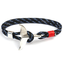 Load image into Gallery viewer, Alloy Whale Tail Anchor Bracelet