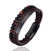 Load image into Gallery viewer, Braided Leather Bracelet